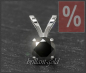 Preview: Brillant Anhänger in 585 Gold, 1,27ct, schwarz